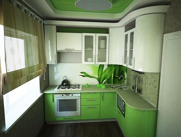 Маленькие Угловые Кухни В Квартирах Фото