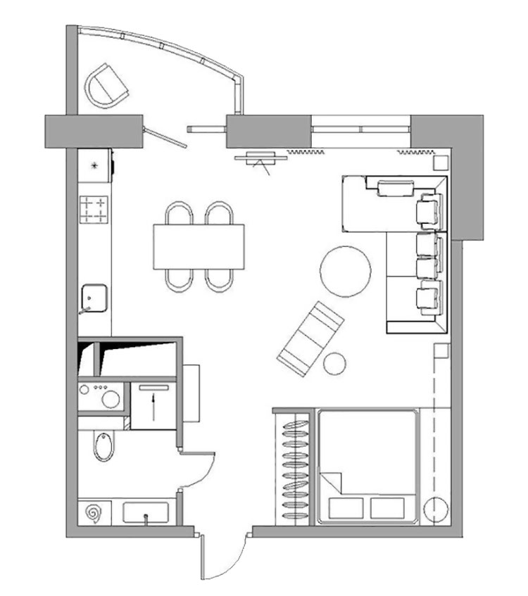 Дизайн Проект Квартиры 36 М