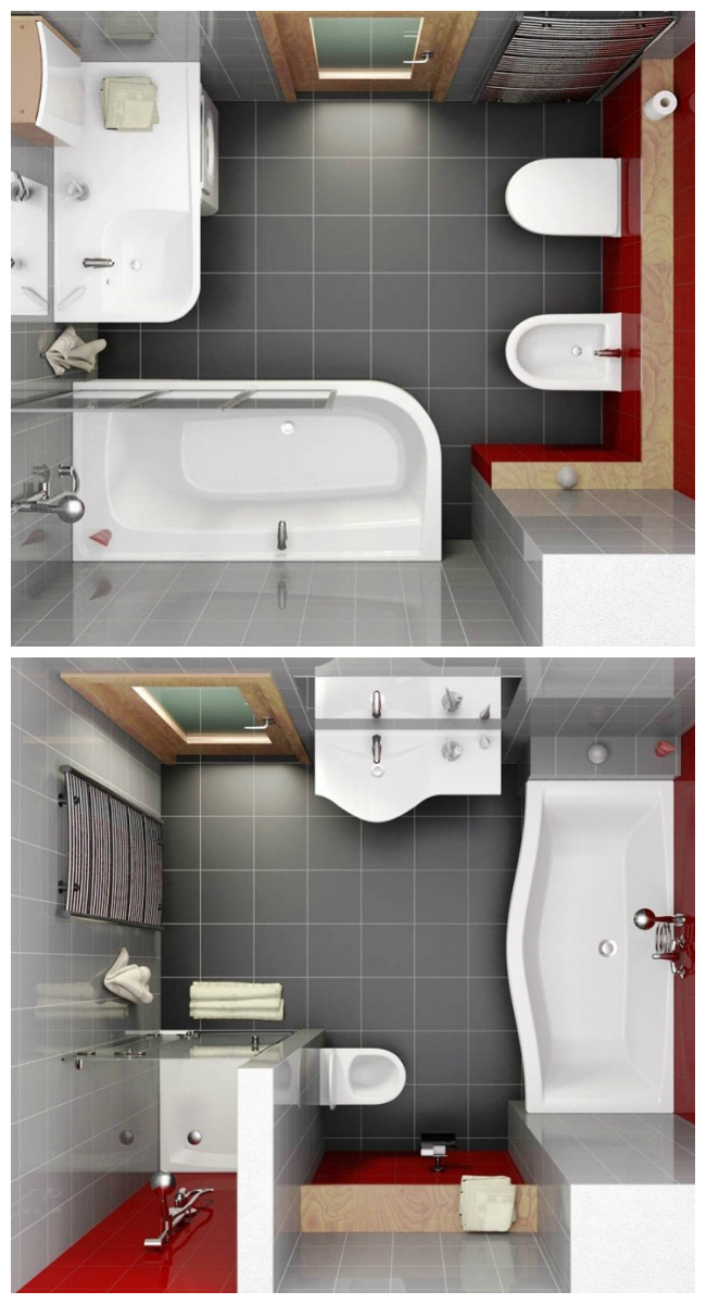 Дизайн ванной с туалетом 5 кв м и ванной
