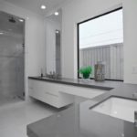 Дизайн ванной комнаты в оттенках серого