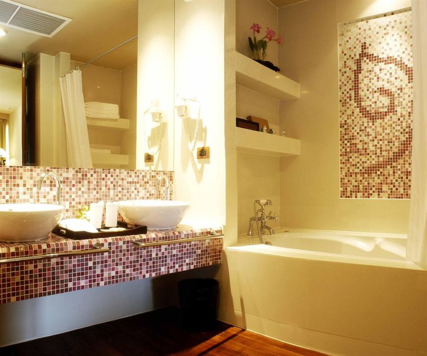 отделка мозаикой в ванной 5 кв м