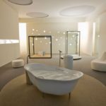 Большая ванная комната минимализм будущего