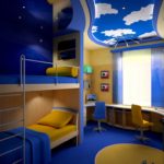 Дизайн детской комнаты для двух разнополых детей кровати в два этажа