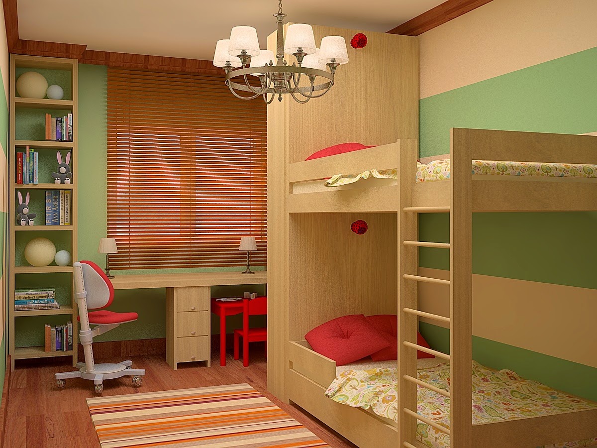 варианты детской комнаты для мальчика и девочки