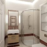 Дизайн ванной комнаты 6 кв м с верхней подсветкой