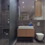 Дизайн ванной комнаты в стиле хайтек