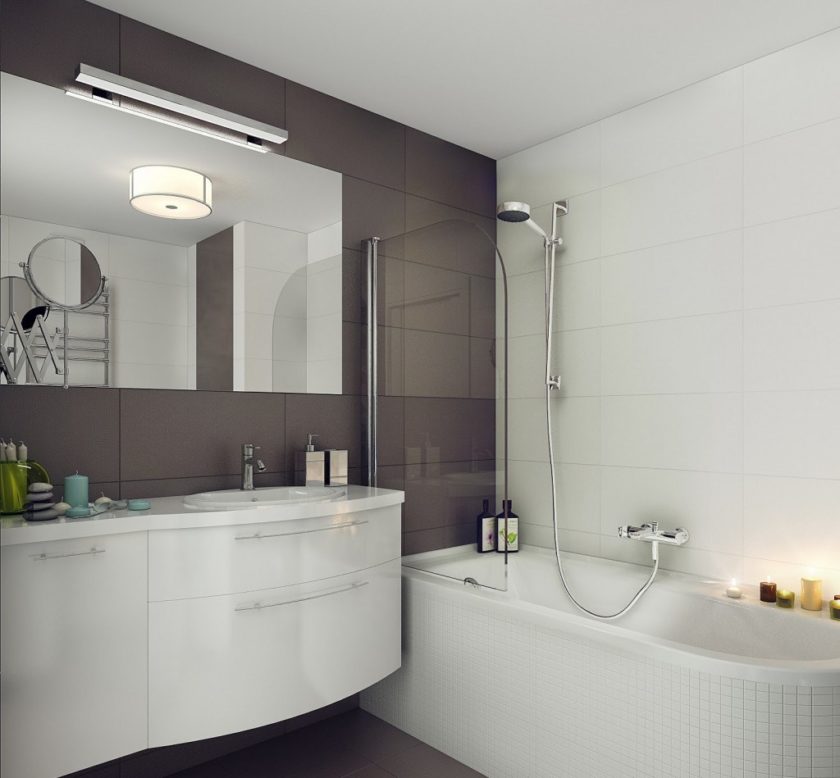 Ванная комната 5 кв. м. — дизайн и особенности отделки (51 фото)