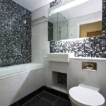 Мозаика в ванной комнате небольшой площади