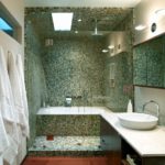 Мозаика в ванной комнате оформление ниши под ванную