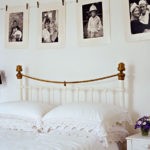 Оформление стен в спальне семейные черно-белые фото