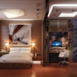 дизайн гостиной спальни в одной комнате