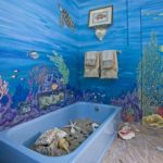 Декор ванной комнаты роспись морскими мотивами