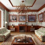 Картины в интерьере гостиной викторианский стиль