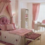 Оформление детской комнаты девочки в стиле ампир кровать с балдахином