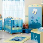 Оформление детской комнаты для новорожденного два акцентных цвета