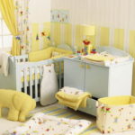 Оформление детской комнаты для новорожденного со стеновыми панелями