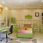 Оформление детской комнаты для школьницы