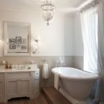 Современный дизайн ванной комнаты классический стиль оформления