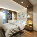 спальня с балконом дизайн фото