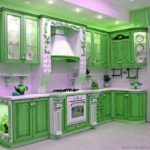 зеленая кухня идеи дизайна