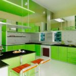 зеленая кухня идеи фото