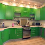 зеленая кухня