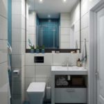 идея красивого дизайна ванной комнаты картинка