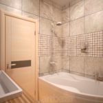 пример светлого дизайна ванной комнаты картинка