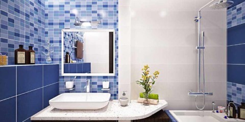 идея красивого стиля ванной комнаты картинка