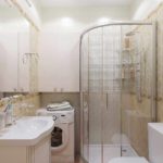 пример яркого дизайна ванной комнаты фото