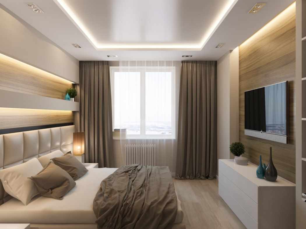 Спальня 15 кв. м. — 100 реальных фото готового дизайна