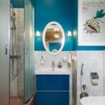 пример светлого декора ванной комнаты картинка