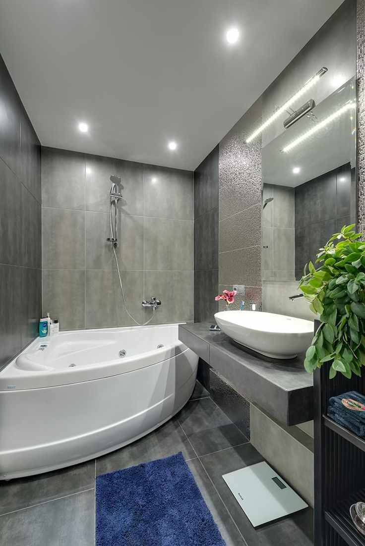 Дизайн интерьер ванной комнаты плитка