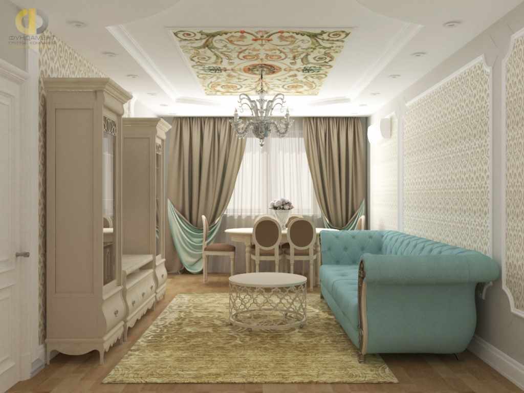 идея красивого дизайна гостиной комнаты 2018