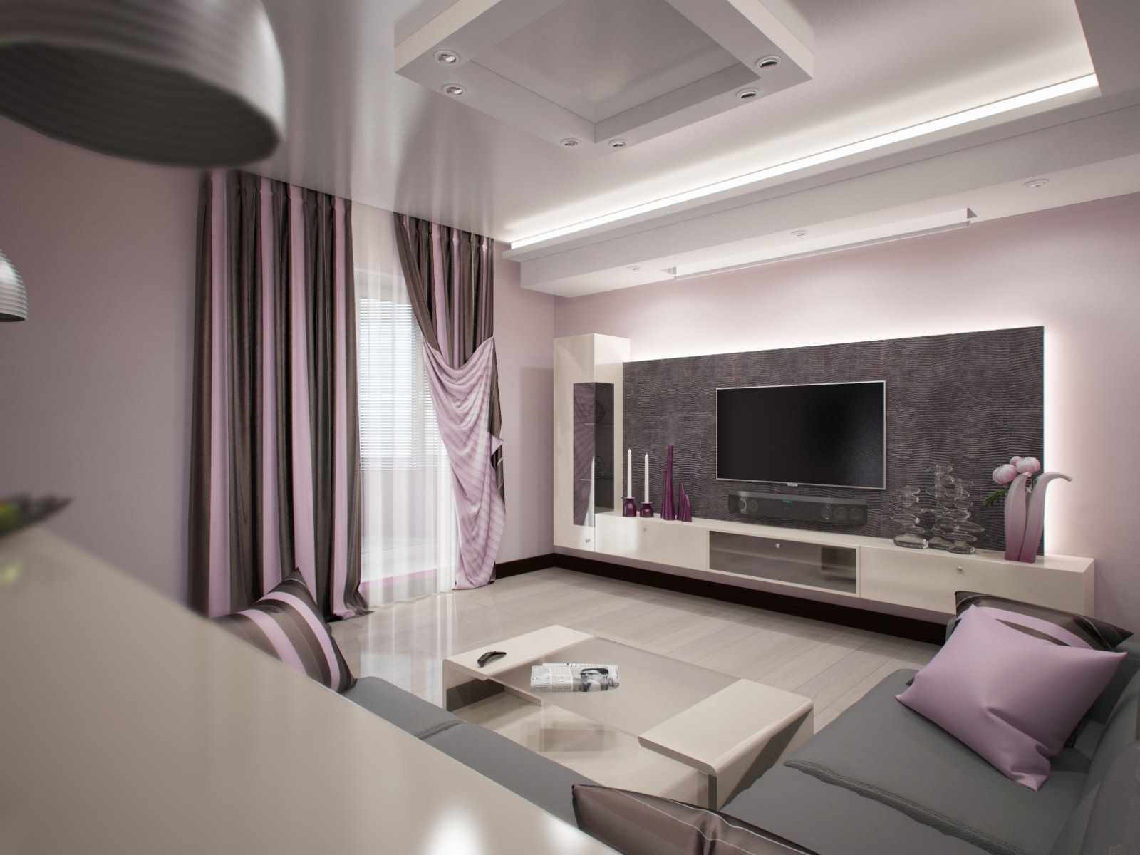 пример яркого стиля гостиной комнаты 16 кв.м