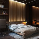 дизайн спальни 2018 с ковром