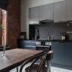 Оттенки серого цвета в дизайне кухни
