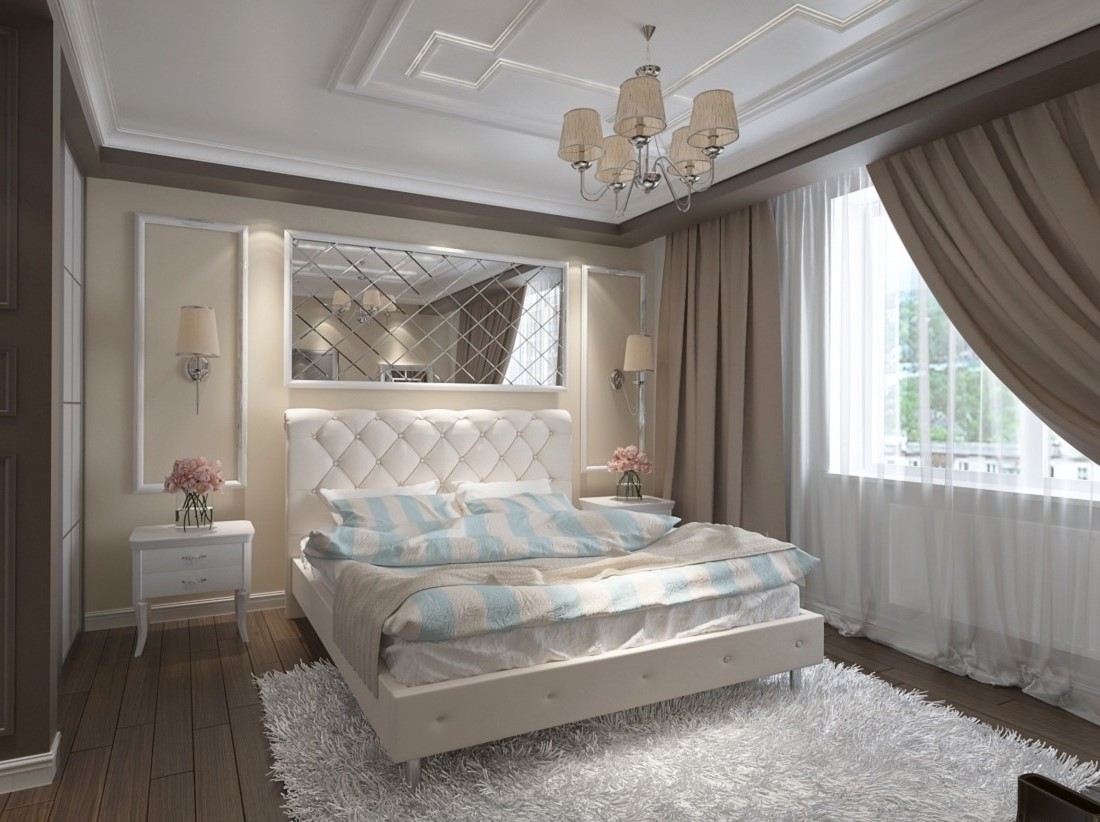 Dizajn spavaće sobe u privatnoj kući