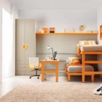 Оранжевый цвет в дизайне детской комнаты