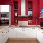 Красный цвет в дизайне кухонного пространства