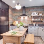 Освещение кухонного пространства в городской квартире