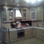 Кухонный фартук с реалистичной фотопечатью