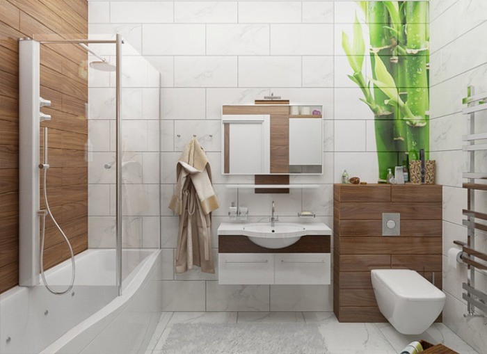 Интерьеры ванной комнаты. 40 фото Современные идеи