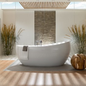 Дизайн ванной комнаты в восточном стиле