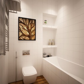 Современная ванная в стиле минимализма