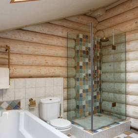 Размещение ванны в деревянном доме