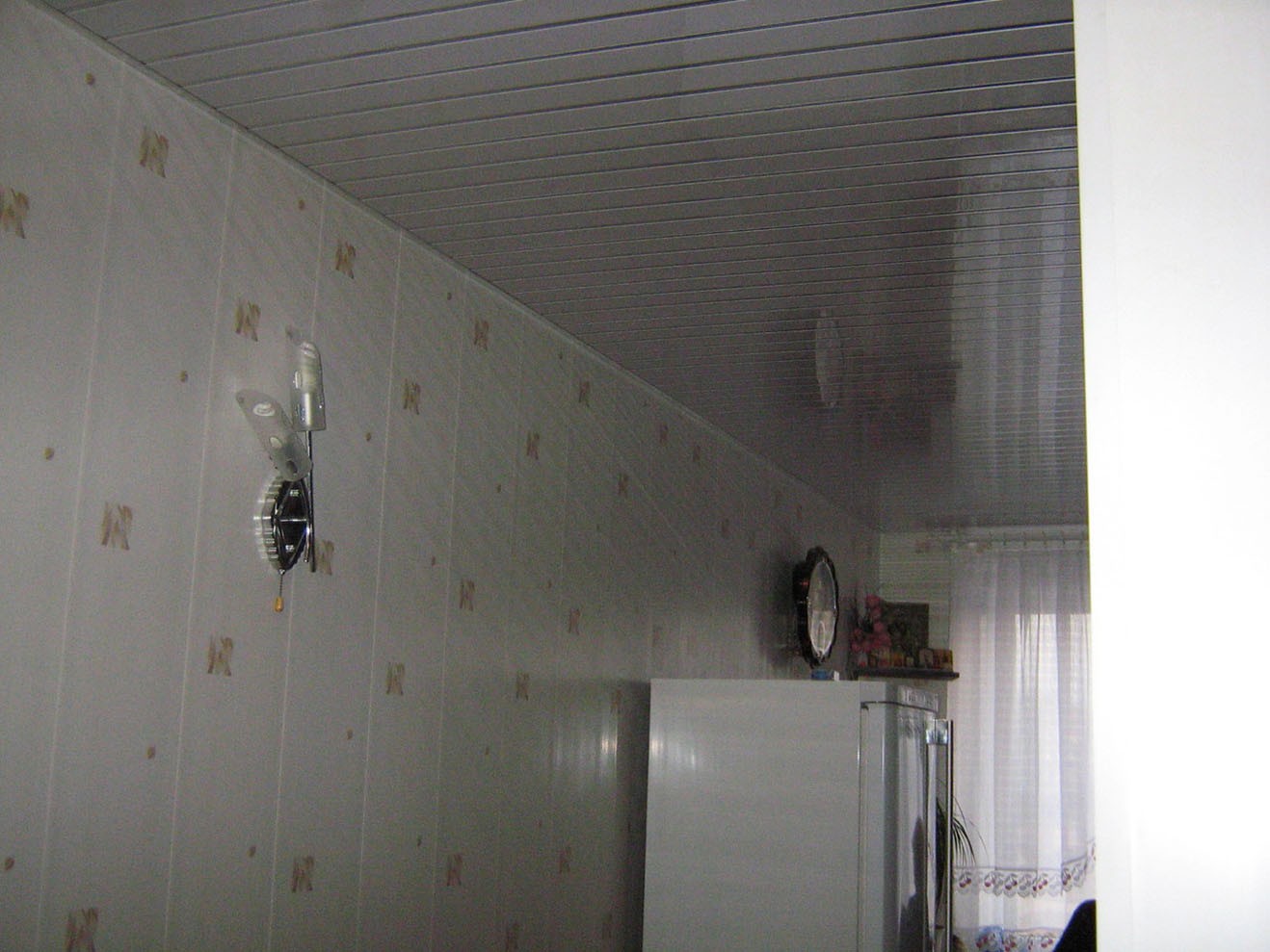 Кухня отделанная панелями пвх фото