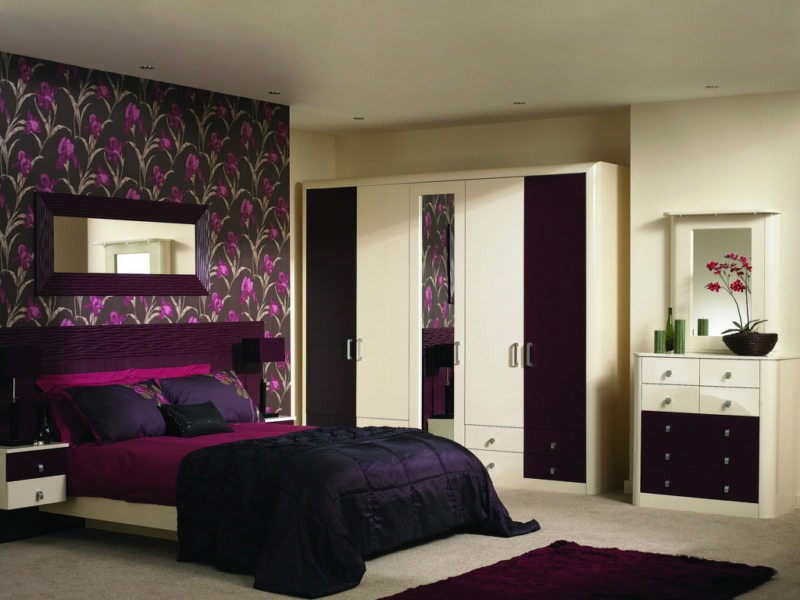 фиолетовая спальня идеи дизайн