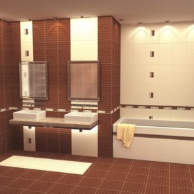 плитка для ванной комнаты идеи видов