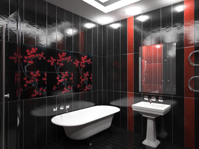 Ванная комната дизайн панели ПВХ фото